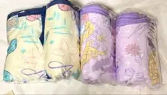 フランネルブランケットディズニープリンセス アリエル＆ラプンツェル4点セット