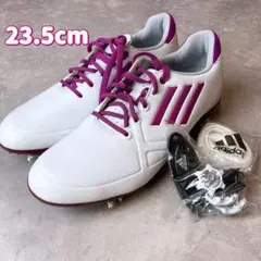 美品♡adidasアディダス 2025年モデル23.5㎝ adizero ゴルフ ゴルフシューズ スパイクレス アディゼロゼッドジー 25 Adizero