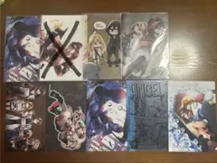 未使用】文字化化 アニメイト特典 缶バッジ 2個 A1ブランケット フォト