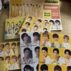 SnowMan HELLO HELLO CDとファイル、シールセット