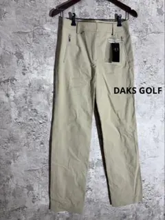 新品未使用タグ付き DAKS GOLF 綿混 ゴルフウェア パンツ