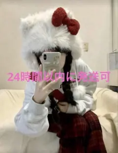 ハローキティ shein キティ　帽子　ハット　被り物