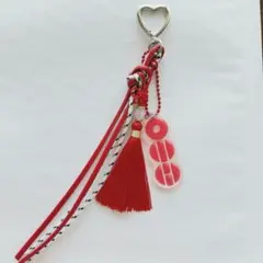 BTS アリラン ARIRANG キーリング　バッグチャーム　赤