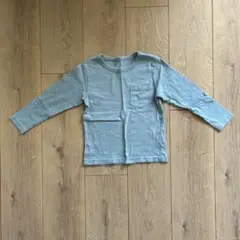 devirock（デビロック）◆くすみブルーベーシックロンT100サイズ