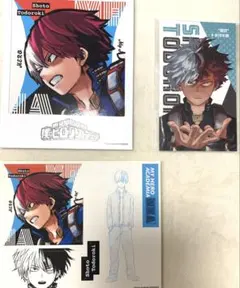 ☆ 僕のヒーローアカデミア　フォト&ステッカー　名刺カード　轟焦凍①