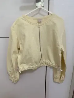 petit main カーディガン 130サイズ 淡い黄色