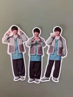 なにわ男子 ファミクラストア フレークシール ステッカー　藤原丈一郎