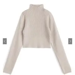 ハイネックニットトップス[ru1202]