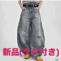 【美品⠀】地底人 デニムパンツ ブルー