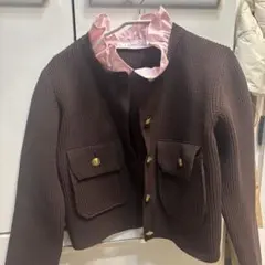 ★値下げ★CADUNE カデュネ ノーカラージャケット 美品 CADUNE カデュネ ノーカラーショートコート ジャケット - メルカリ