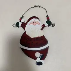 小物　壁掛け　インテリア　サンタクロース メタルデコレーション