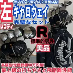 入手困難 レフティ 美品 豪華キャロウェイゴルフセット 高級品で完璧に揃ってます 入手困難 レフティ 美品 豪華キャロウェイゴルフセット 高級品で完璧に