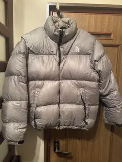 THE NORTH FACE グレー ヌプシダウンジャケット わいわいさん専用