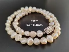 淡水本真珠 パールネックレス バロック 45cm 綺麗 アクセサリー