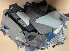 先染め布他生地ハギレまとめ売り