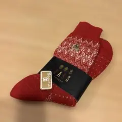 未使用☆DAKS☆ソックス☆ベア☆アンゴラ混☆24〜26cm