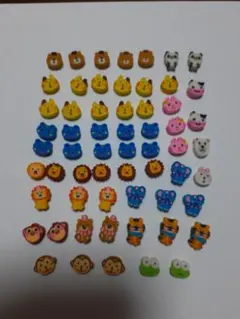 詰め詰め消ゴム、動物モチーフ 60個まとめ売り