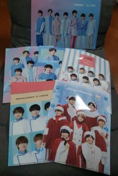 なにわ男子×LAWSON　クリアファイル6枚