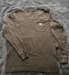 Carhartt ロングスリーブTシャツ M ブラウン