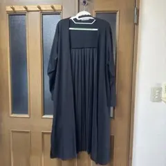 ブラックロングカーディガン長袖