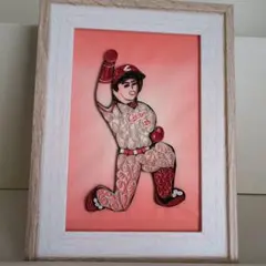 ◆新井さんガッツポーズ◆ペーパークイリング