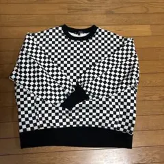 SUGAR SPOON チェック柄トレーナー Fサイズ