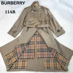 【希少・新品級】バーバリーズ 襟裏チェック ライナー付トレンチコート マキシ丈