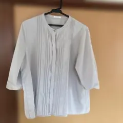 GLACIER ライトグレー 五分袖シャツ