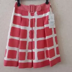 新品タグ付きエムズグレイシーカタログ掲載スカートピンク36