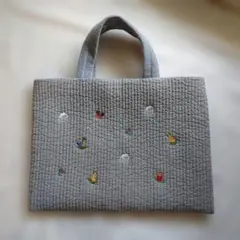 新品】フェイラー × ピオヌンナル トートバッグ MIMI バッグ グレー