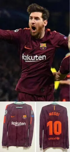 選手支給品Messi メッシ バルセロナ 17/18 ユニフォーム