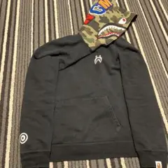 A BATHING APE エイプ シャークパーカー sサイズ カモフラージュ