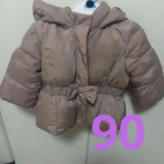 セール　babyGap フード付きコート 90cm　女の子　リボン