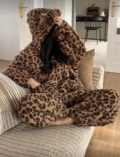 ヒョウ柄 ルームウェア