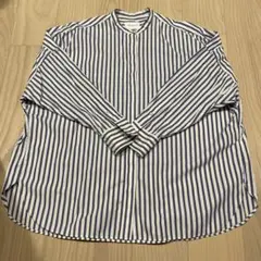バンドカラーシャツ 長袖 シャツ