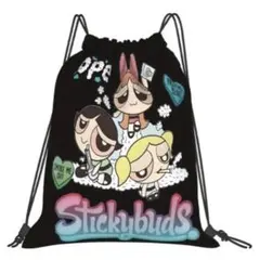 パワーパフガールズ Y2Kナップサック　ナップザック 36cm x 42cm