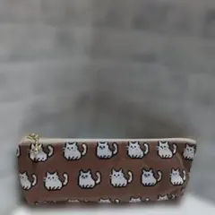 猫柄　ペンケース