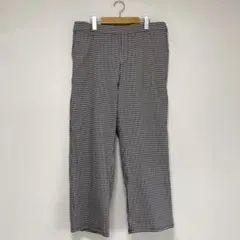 【LAPOCIA/ラポシア】パンツ　ギンガムチェック　白黒【3L】大きいサイズのサムネイル