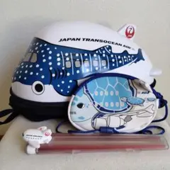 JAL ジンベイジェット 子供 リュック 美ら海水族館 ポーチ お箸 ANAのサムネイル