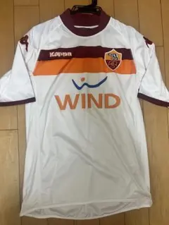 サッカーユニフォーム　AS Roma Kappa シャツ ホワイト