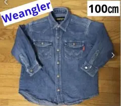 ラングラー Weangler デニムシャツ　100㎝　キッズ　シャツ　アウターのサムネイル