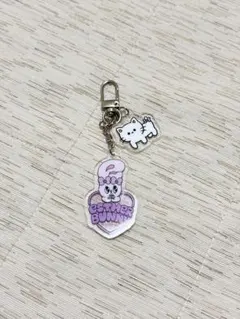 ESTHER BUNNY アクリルキーチェーン ラベンダーバニー