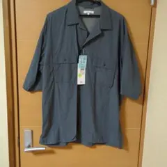 GLOBAL WORK グレー 半袖シャツ L