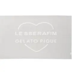 ジェラピケ LE SSERAFIM ブランケット ライトグレーのサムネイル