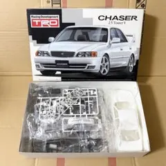 【未組立】アオシマ 1/24プラモデル トヨタ JZX100チェイサーTRD仕様のサムネイル