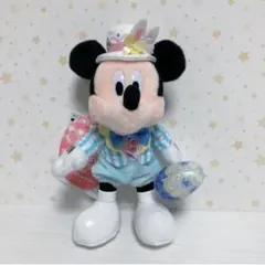 ディズニーイースター　ミッキー ぬいぐるみバッジ