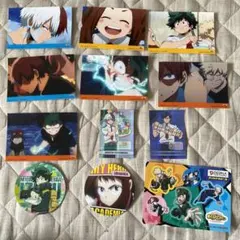 僕のヒーローアカデミア ネットプリント シール コースター カード セット