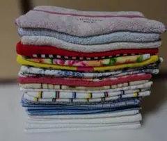 フェイスタオル 27枚 まとめ売り ブランド 無地 厚手 花柄 大判