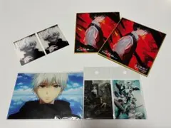 東京喰種EX　金木研　色紙・カード（入場者特典）及び　クリアカード