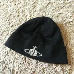 【希少】 ヴィヴィアンウエストウッド ニット帽 黒 オーブ 廃盤 2025年最新】Vivienne Westwood メンズ ニット帽・ビーニーの人気